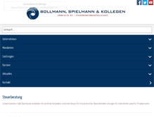 Tablet Screenshot of bollmann-kollegen.de